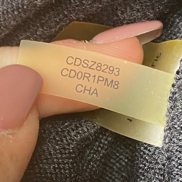 CALVIN KLEIN Cha Fringe Cropped Cardigan - Picture 6 of 6